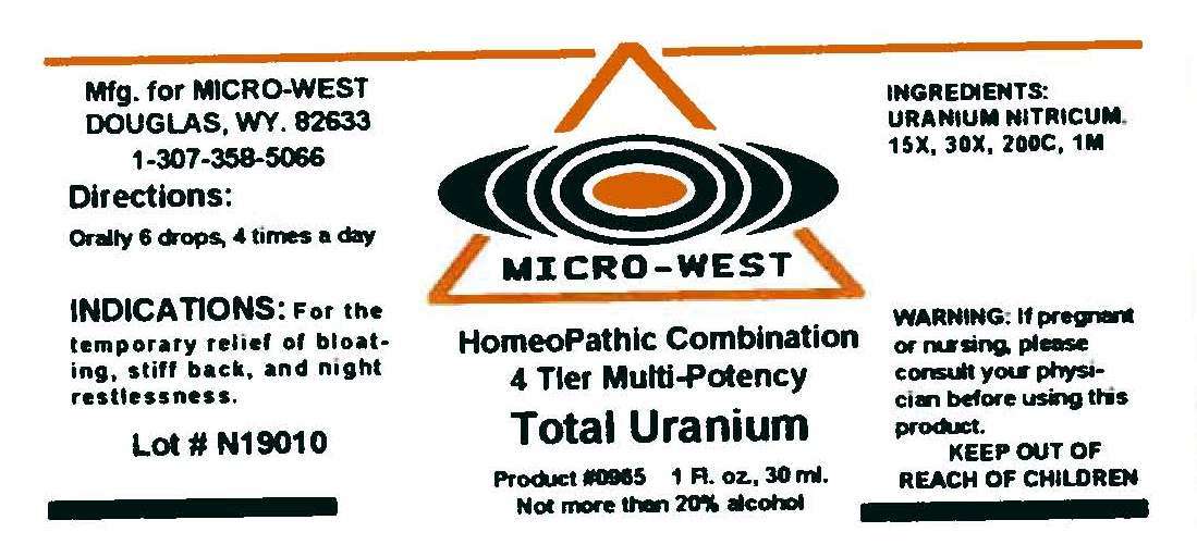 Total Uranium